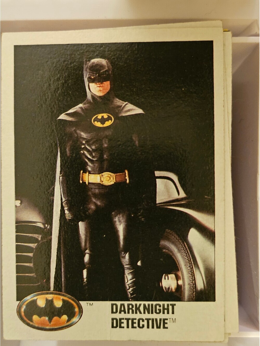 Topps 1989 - Batman Movie Card -  Darknight Detective #2